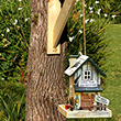 Use the spare bracket to decorate your home with either a hanging basket or bird feeder or more!
